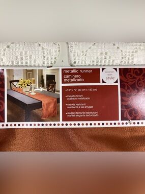 Amscan Metallic Table Runner in Copper